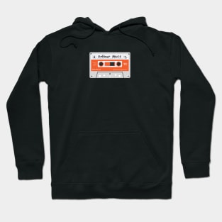 8-Track White Hoodie